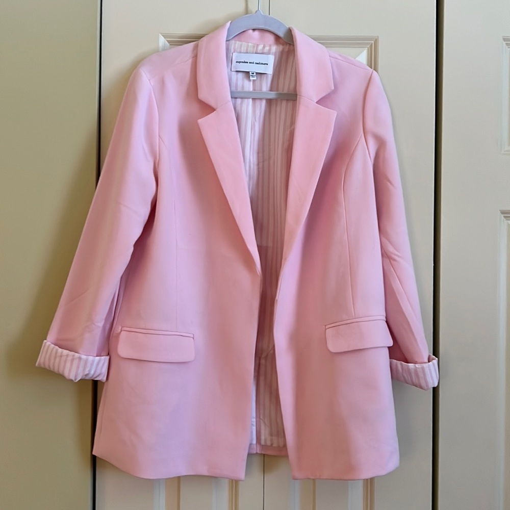 Pink blazer